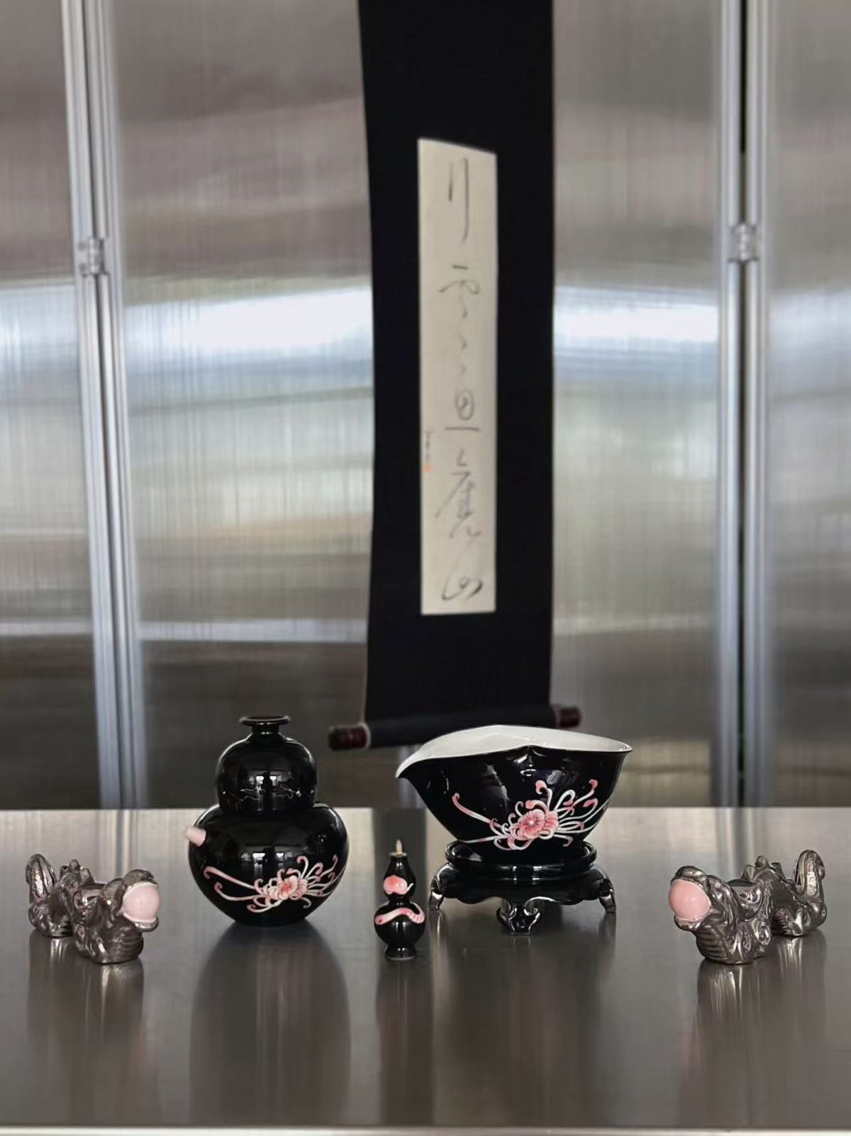 Chrysanthemum Tea Pitcher Group