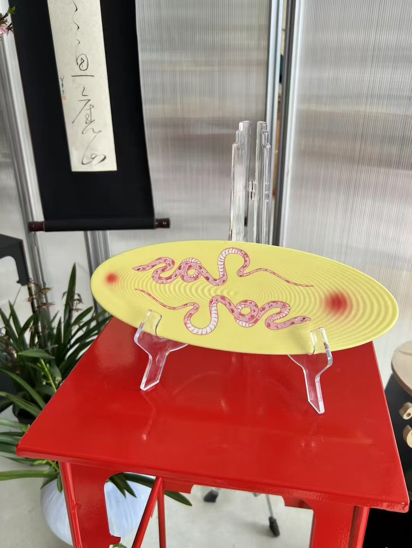 Yellow Serpent Plate