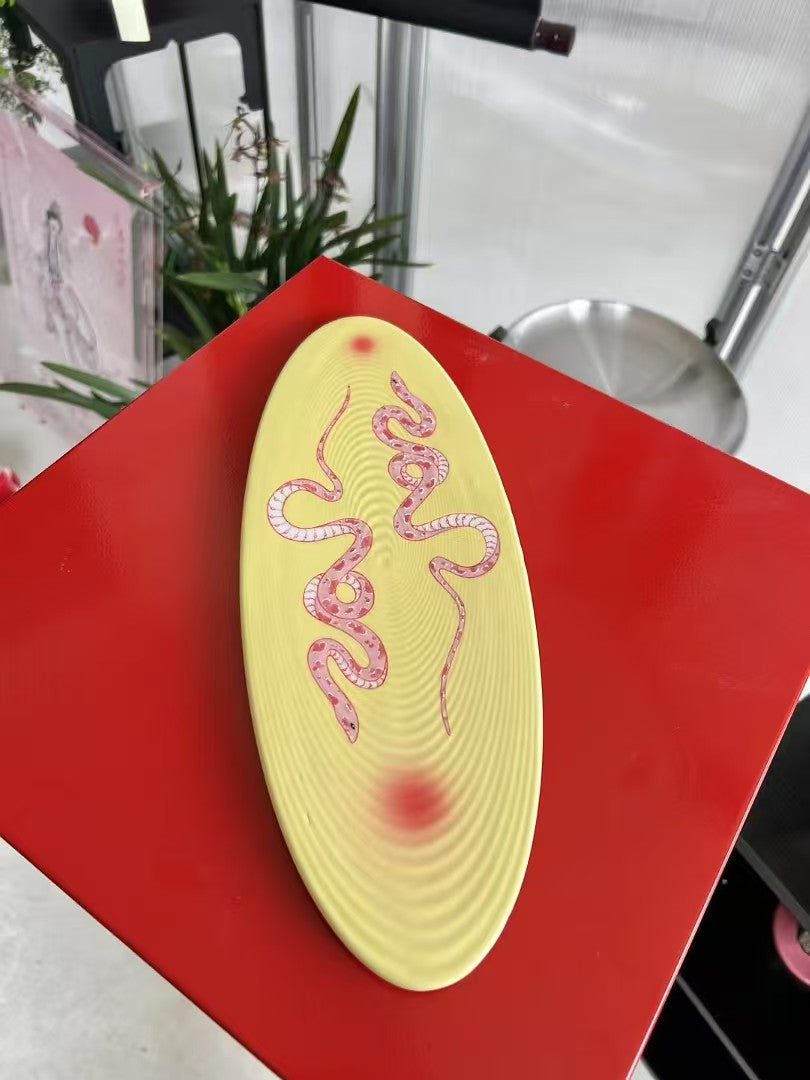 Yellow Serpent Plate