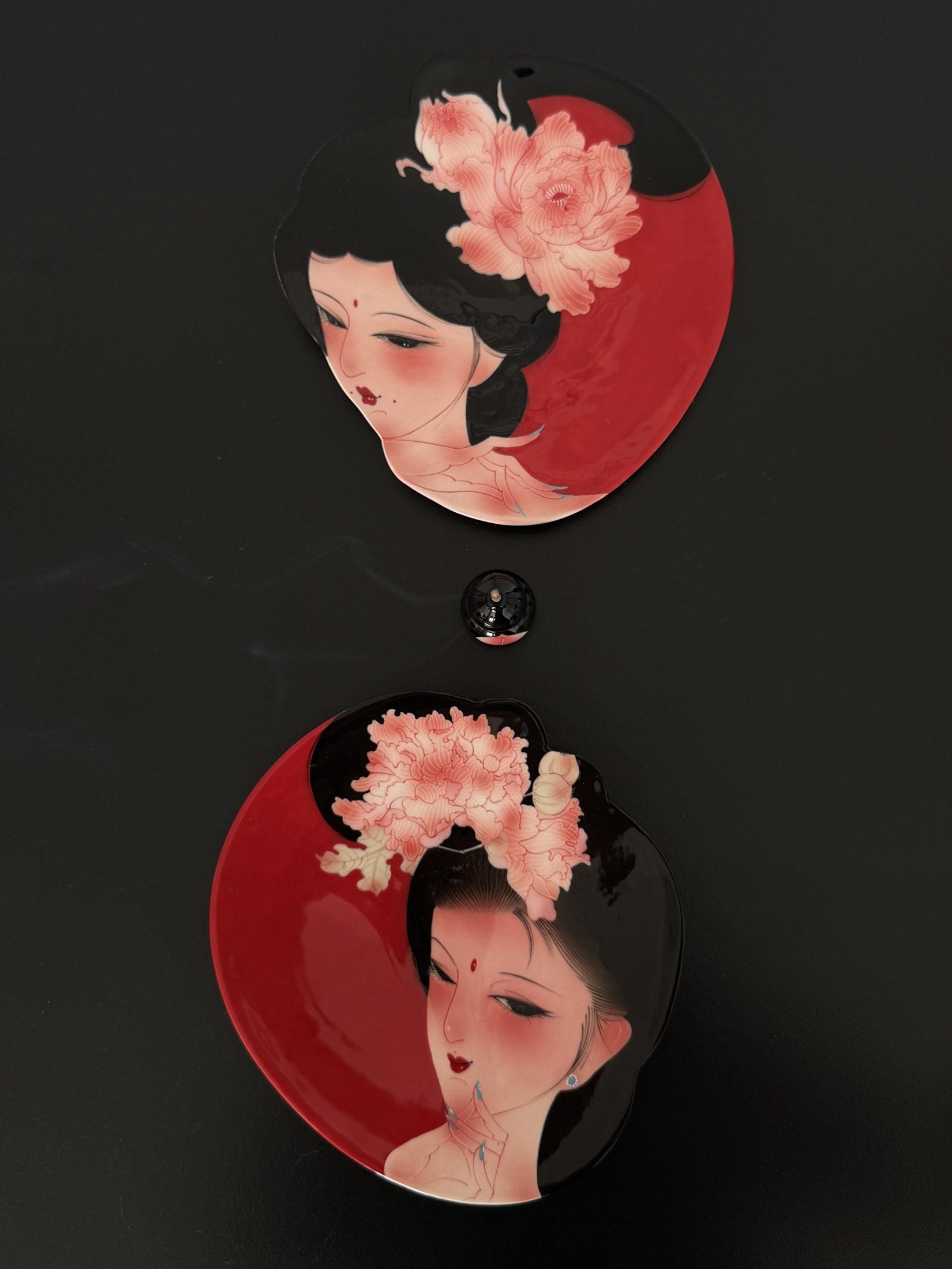 芙蓉泣露香兰笑 — archived art ceramics by 仙宮, xiangong-laoshi-003
